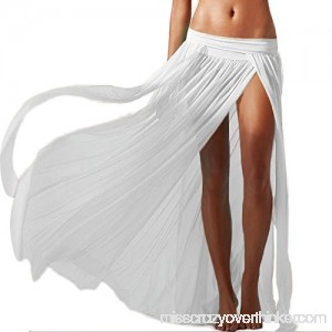 LULENQ Women's Cover Up Skirt Bikini Swimsuit Beach Dress Sexy Beach Skirt Swimwear White B07BV277VR